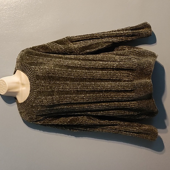 Zenana outfitters size XL oversized soft green sweater - Picture 3 of 16